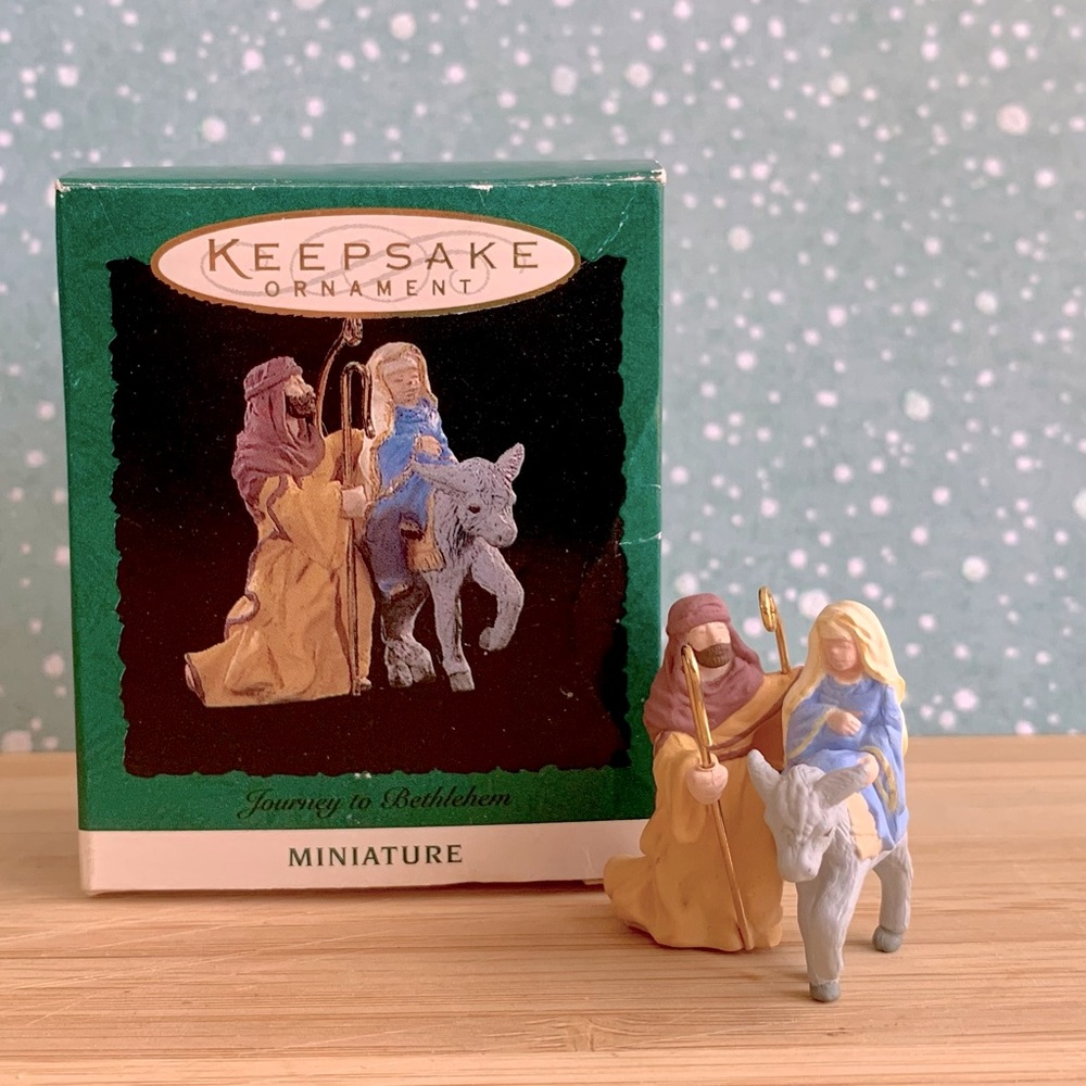Hallmark Keepsake Ornament * Journey to Bethlehem * Miniature * 1994